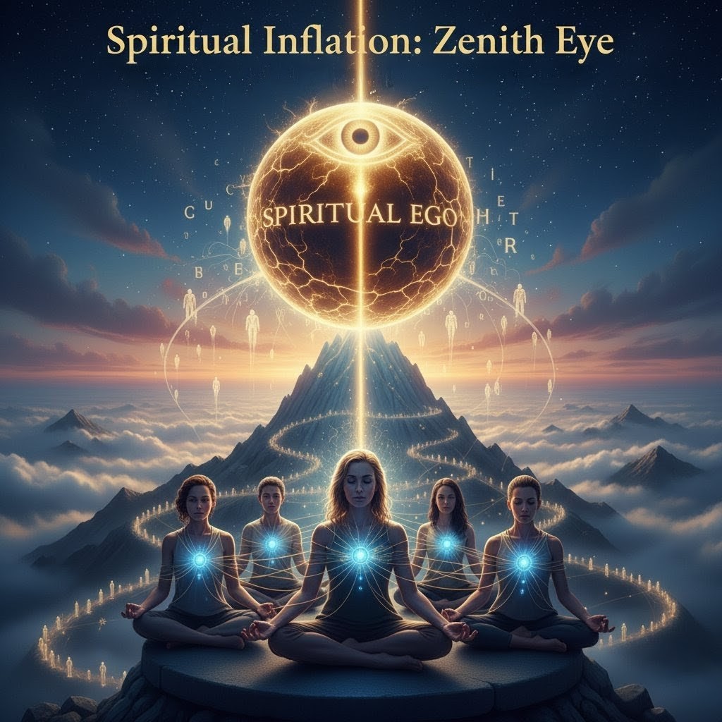Group meditation with spiritual connections