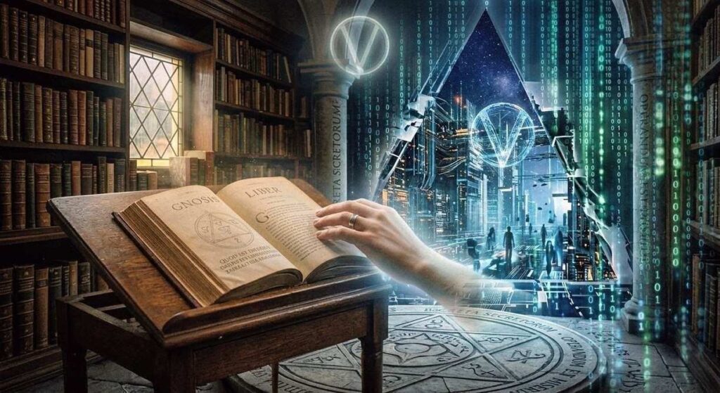 Gnostic awakening within the digital matrix