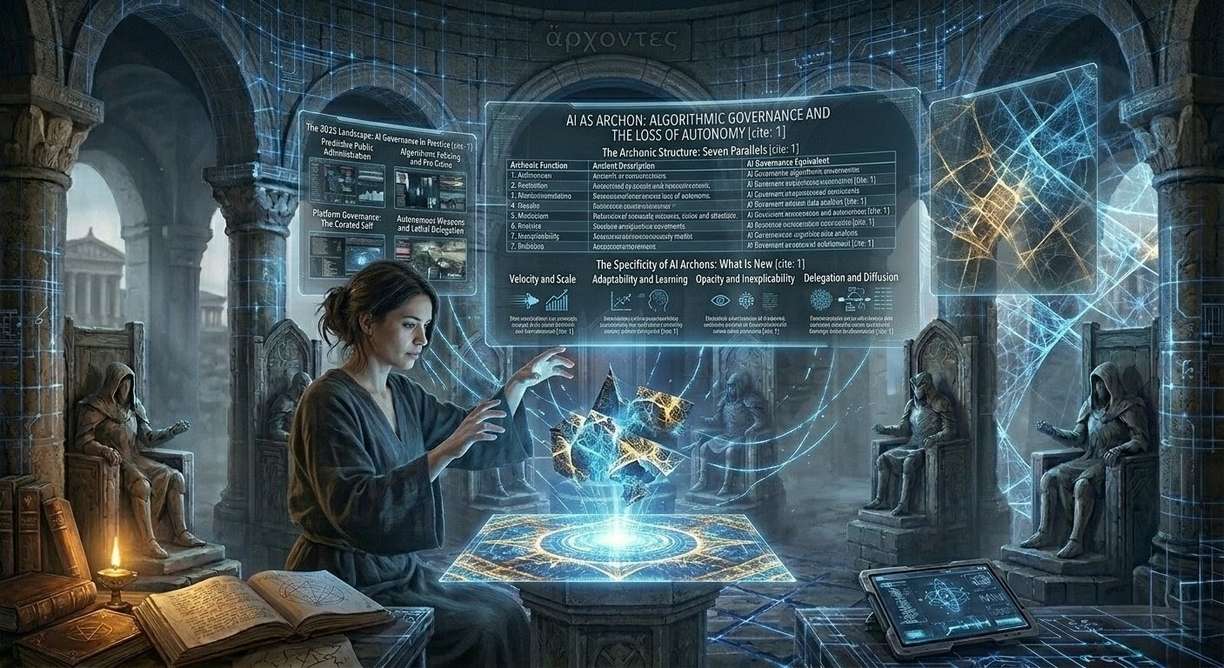 AI governance interface with data visualisations