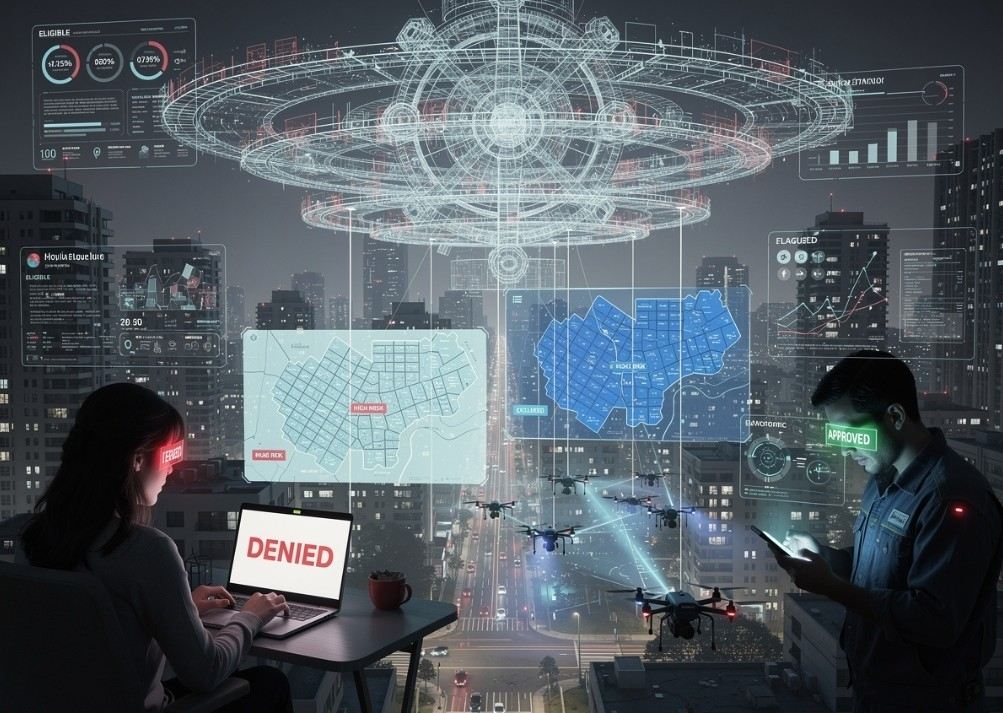 Algorithmic policing and predictive analytics interface