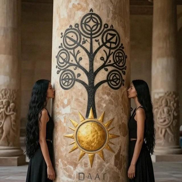Tree of Life heart centre Tiferet with balanced pillars