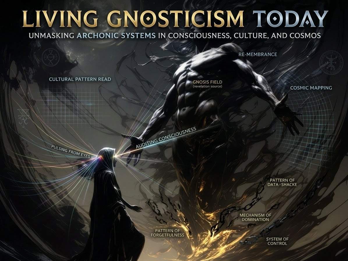 What is Gnosticism? Ancient manuscript fragment with mysterious symbols