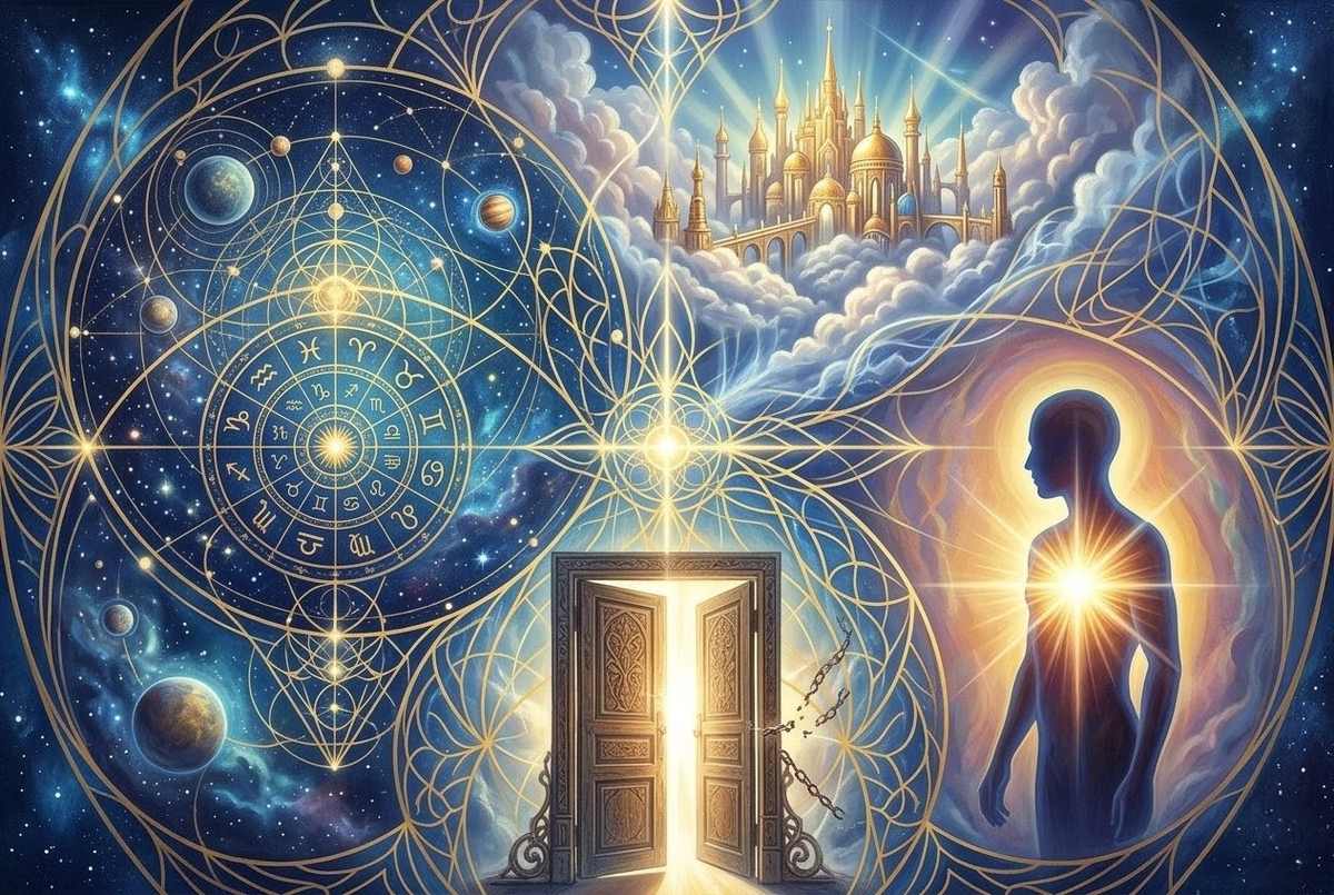 Fourfold visualization of cosmological, anthropological, soteriological and eschatological Gnosis