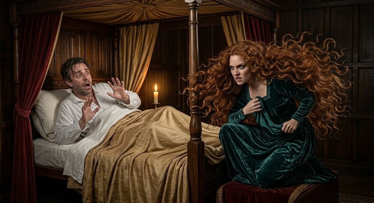 Historical account of succubus attacking sleeping man