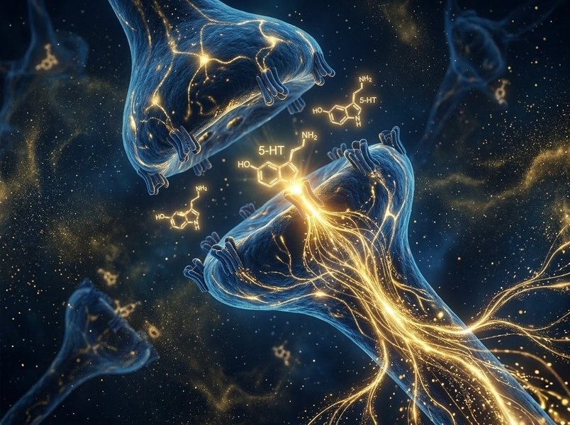 Molecular view of serotonin and neurochemical synapses in mystical states