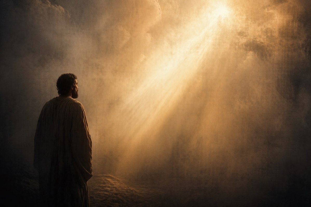 Ancient artistic depiction of light dispelling the fog of forgetfulness symbolising the Gospel of Truth