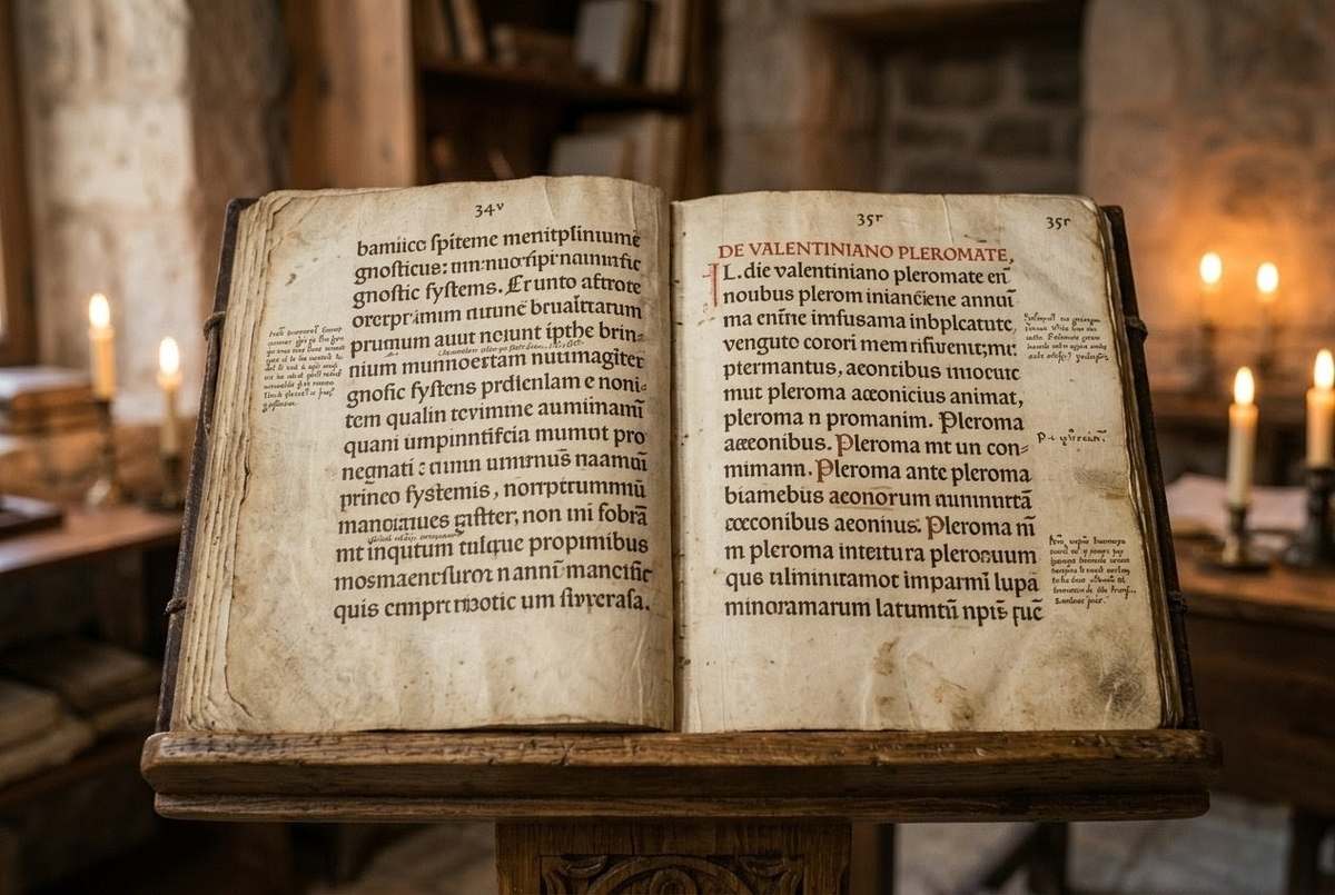 Ancient manuscript of Irenaeus Against Heresies